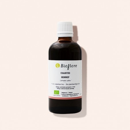 Notre huile végétale de Chanvre vierge bio pour la peau et les cheveux
