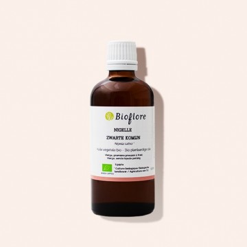 Huile de nigelle ou de cumin noir vierge pour la peaux et les cheveux