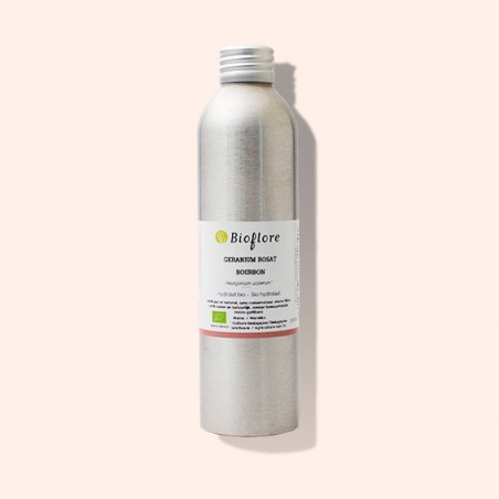 Hydrolat géranium bourbon rosat bio pour apaiser et rafraîchir la peau