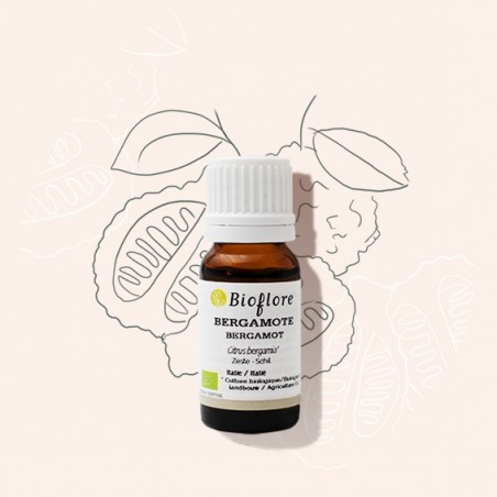Essence van bio bergamot kalmeert, versterkt en motiveert