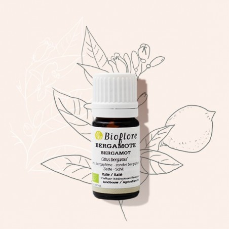 Huile essentielle de bergamote bio sans bergaptene purifiante