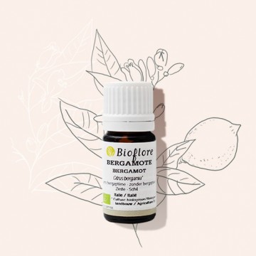 Huile essentielle de bergamote bio sans bergaptene purifiante
