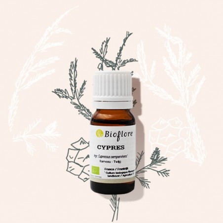 Huile essentielle de Cyprès bio pour des jambes légères