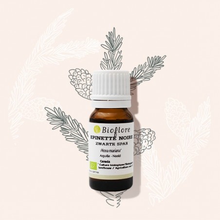 L'huile essentielle d'épinette noire bio en cas de fatigue intense.
