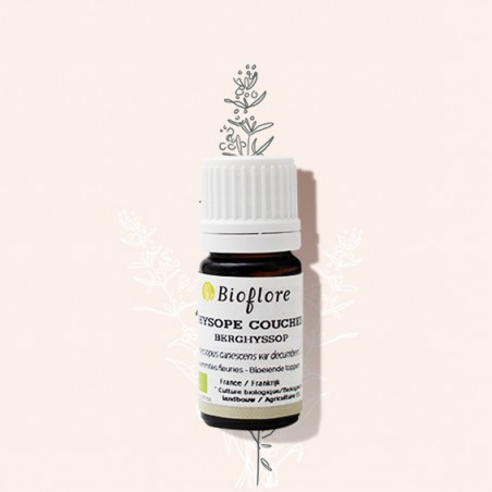 Huile essentielle d'hysope couchée canescens bio premium 5 ml