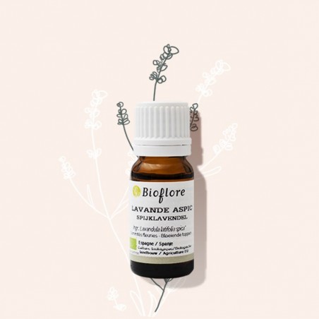 Organic spike lavender essential oil against insect bites
