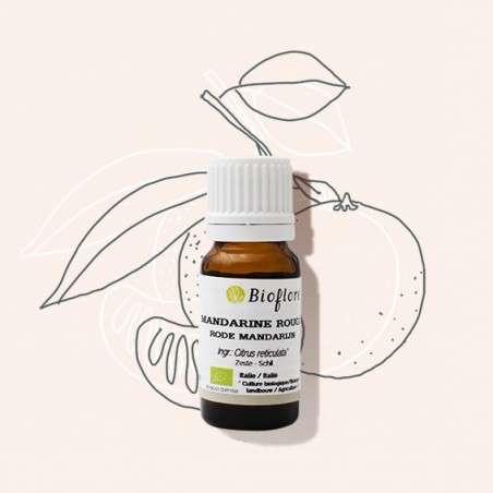 Red mandarin essential oil relaxes and facilitates sleep