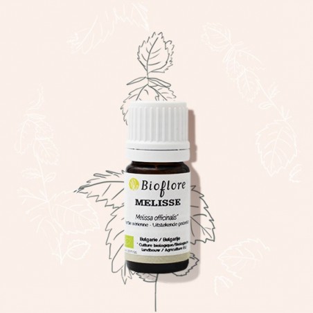 Huile essentielle de melisse officinale bio antistress et relaxante