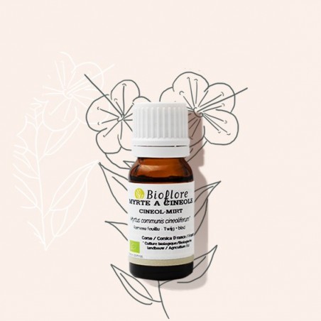 L'huile essentielle de myrte vert à cineole bio, pour bien respirer