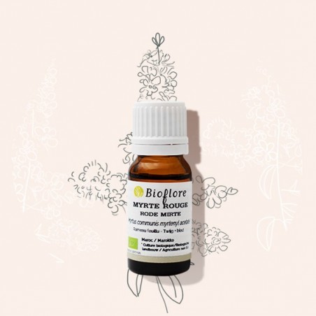 L'huile essentielle de myrte rouge bio pour les peaux ridées fatiguées