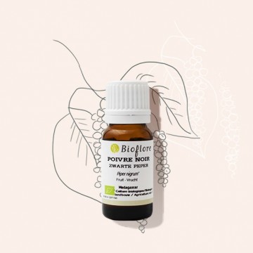 Organic black pepper essential oil, painkiller, expectorant