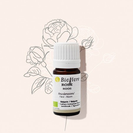Organic rose essential oil, a wonderful skin tonic