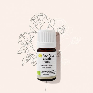 Organic rose essential oil, a wonderful skin tonic