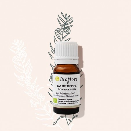 Etherische olie van bio Bergbonenkruid voor natuurlijke vitale kracht