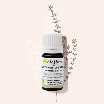 Huile essentielle de thym doux d'Espagne bio facile la respiration