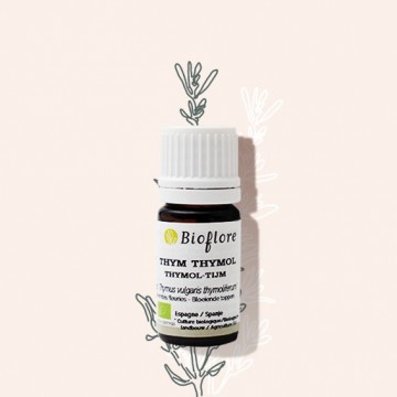 Huile essentielle de thym thymol bio contre les affections hivernales