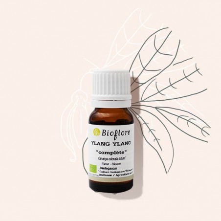 Etherische olie van bio ylang ylang balanceert het zenuwstelsel