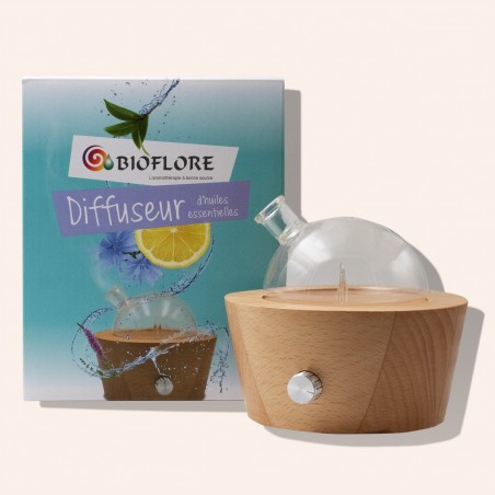 Le diffuseur Bioflore par nébulisation d'huiles essentielles en bois