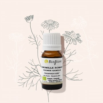 Onze bio roomse kamille etherische olie voor het kalmeren van de huid