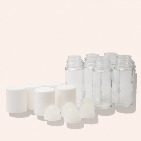 5 flacons à billes pour réaliser vos déodorants et cosmétiques maison