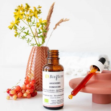 Bio duindoornvruchtolie uw partner om beschermd te zonnen!