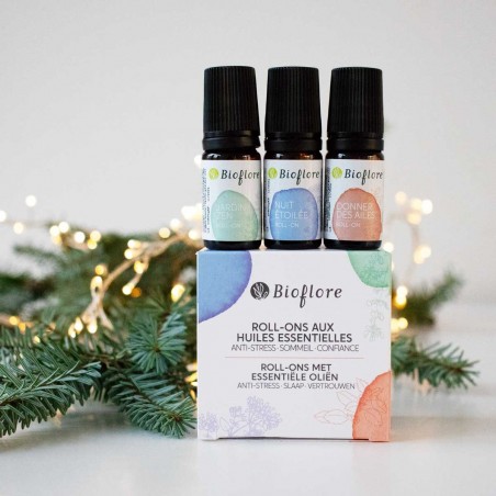 Coffret roll-ons aux huiles essentielles bio - Bioflore