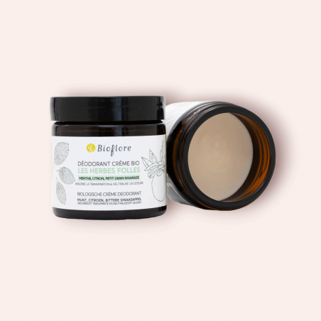 Wild grass cream deodorant Organic by Bioflore