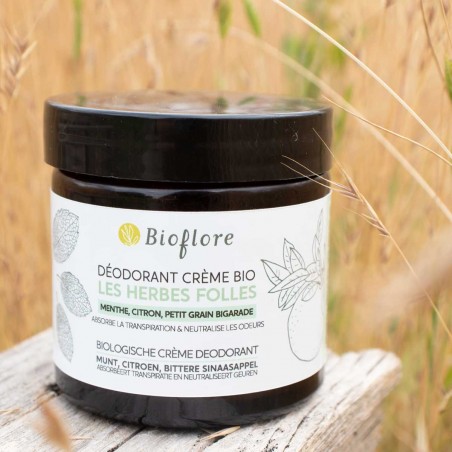 Wild grass cream deodorant Organic by Bioflore