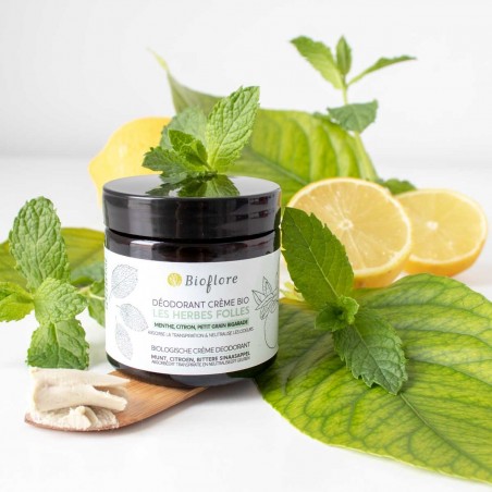 Wild grass cream deodorant Organic by Bioflore