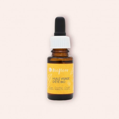 Summer face oil - organic holiday care - Bioflore