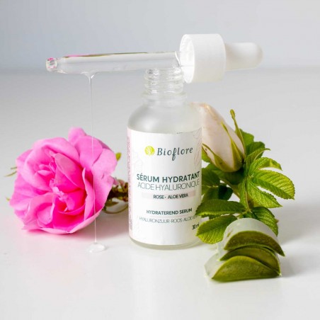 Moisturising and Replumping Rose Serum - organic