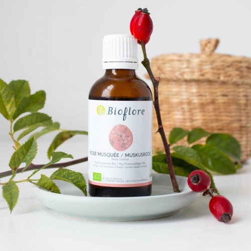 Huile végétale de Rose musquée bio