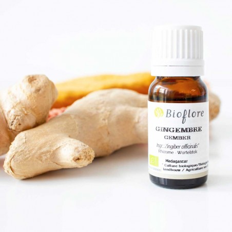 L'huile essentielle de gingembre bio tonique et aphrodisiaque