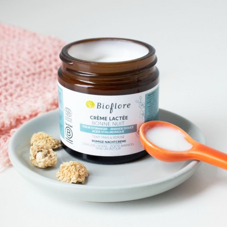 Crème Lactée Bonne nuit à l’acide hyaluronique