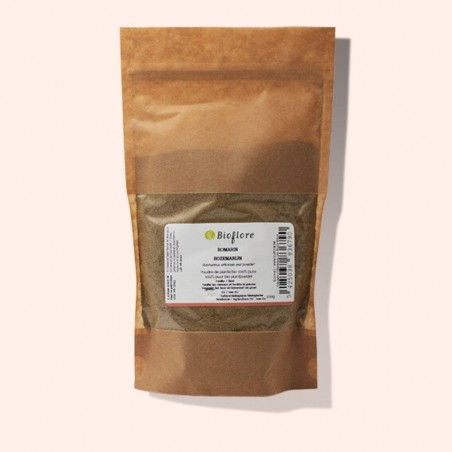 La poudre de feuilles de romarin bio pour des cheveux sains et forts