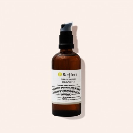 Huile de massage silhouette, anti-cellulite