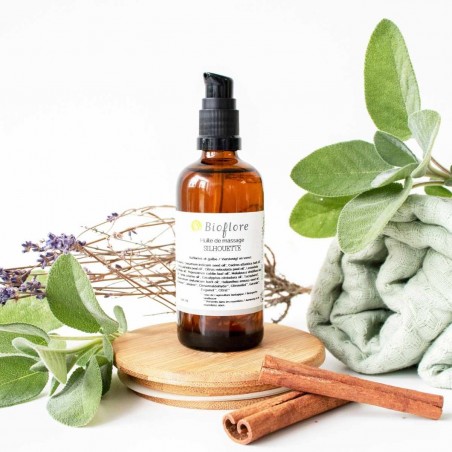 Huile de massage silhouette, anti-cellulite