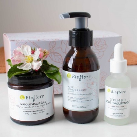 Set of 3 organic face care products