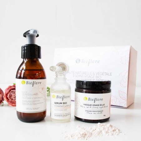 Set of 3 organic face care products