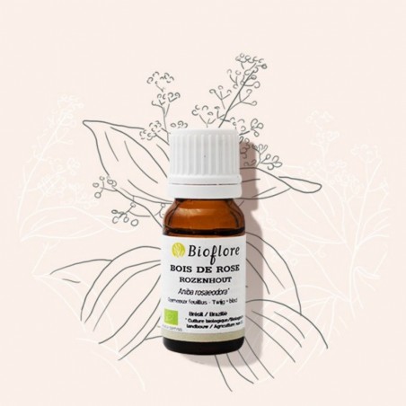 Huile essentielle bio de bois de rose purifiante et anti-infectieuse