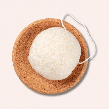 Natuurlijke en plantaardige Konjac spons voor het gezicht