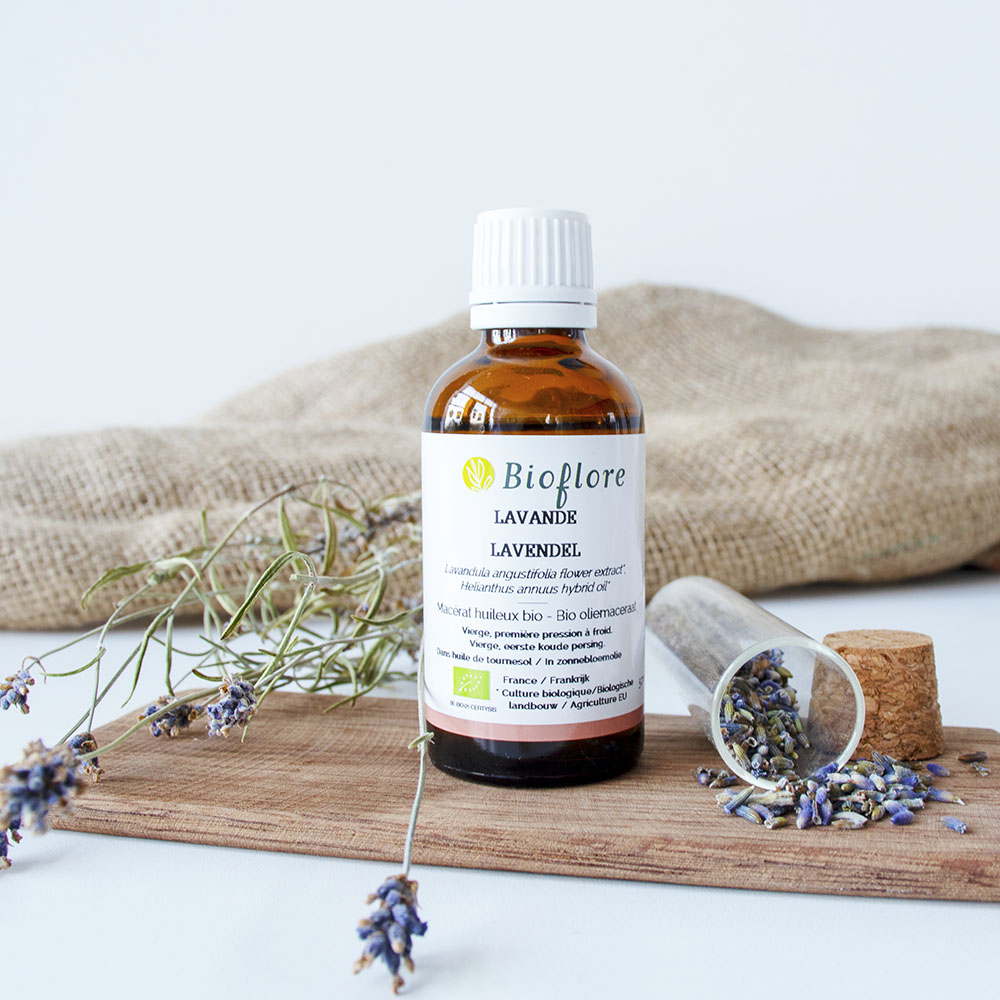 Huile de massage Bioflore à la lavande