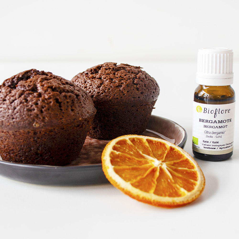 gateaux au chocolat et essence de bergamote Bioflore